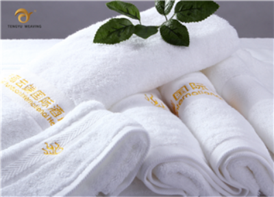 WHITE MALT SATIN TOWEL